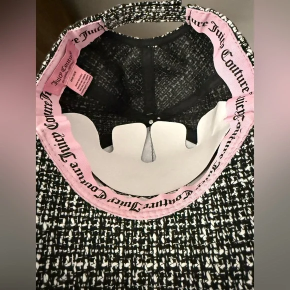 Juicy Couture Tweed Baseball Cap NWT - Picture 4 of 5